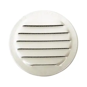 Maurice Franklin Louver 5996509 2.5 x 2.5 in. Gloss White Aluminum Mini Louver - Pack of 4