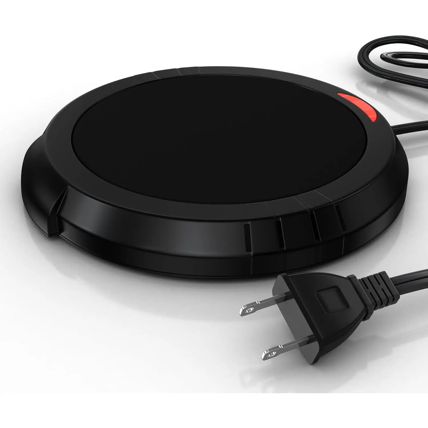 Candle Warmer Plate Safely Releases Scents Without a Flame-  as Candle Jar Warmer, Candle Melter, Coffee Warmer, Mug Warmer, Cup Warmer in Your  & Office (Black)