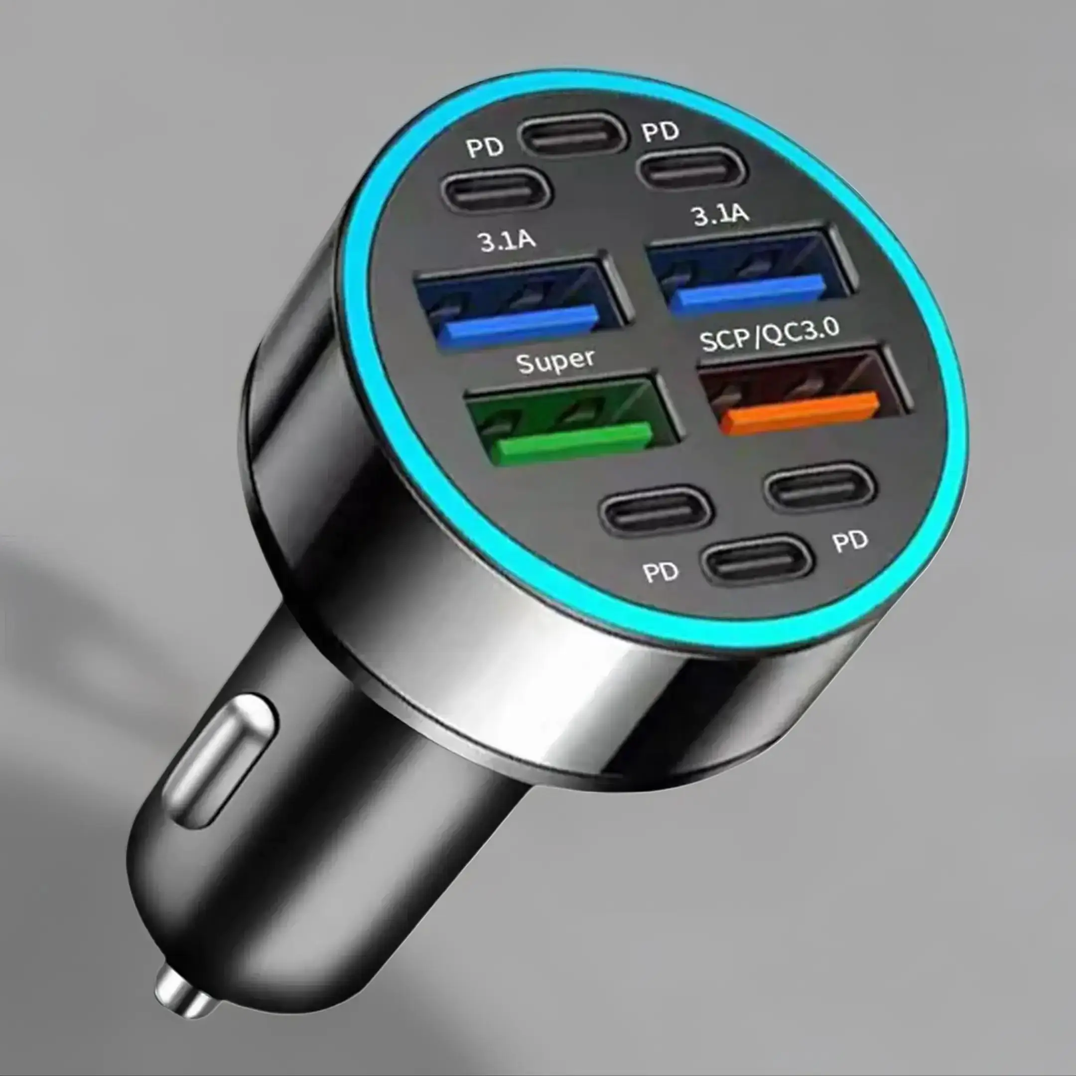 Car Charger, USB 3.1A Super Fast Charging Intelligent Phone Charging Type C Car Adapter, Mobile Phone Charger, Men Gifts, Car Essentials, Car Gadgets,