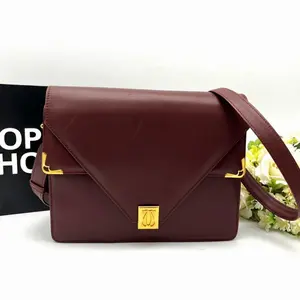 Pre-owned Cartier Leather Shoulder Bags Must de Shoulder Bag RS3126085