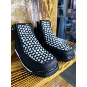 Zapatos Artesanal Black and White Italy