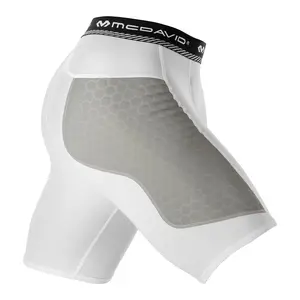 MCDavid HEX Thin Sliding Short - 3mm HEX Pads, Breathable hDc Tech, Core Flex Cup Pocket, Enhanced Compression Fit