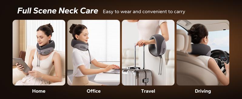 MERACH Portable Vibrating Neck Pillow for Muscle Relaxation Travel Neck Pillow Breathable Comfortable Memory Foam Neck Pillow Room Accessories MERACH Portable Vibrating Neck Pillow for Muscle Relaxation Travel Neck Pillow Breathable Comfortable Memory Foam Neck Pillow Room Accessories