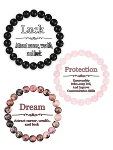Natural Stone Beaded Bracelet, Fashionable Jewelry for Women & Men, Trendy All-match & Exquisite Jewelry for Birthday Gift