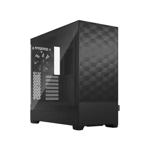 212 MAIN Mid-Tower RGB ATX Computer Case - Tempered Glass, High-Airflow, Modern Design, Black & Clear, Compatible with ATX Motherboard, RGB Lighting (Model FD-C-POA1A-02)