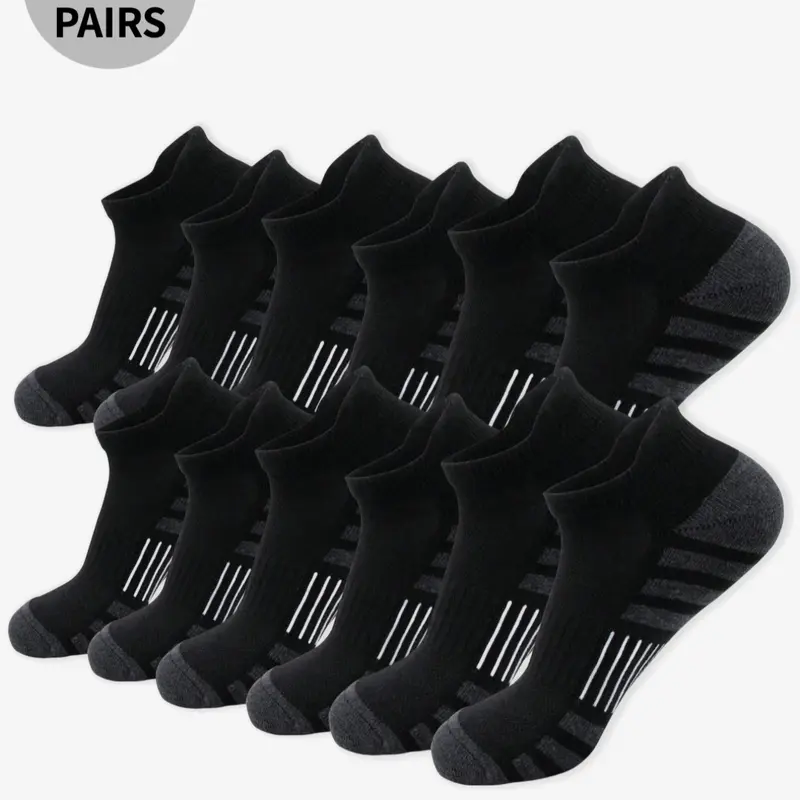 Men's Breathable Mesh Socks, High-Quality Ankle Socks, Casual Daily Wear, Pack of 6 Pairs, Comfortable and Multi-Functional Design, Casual Stylish Socks