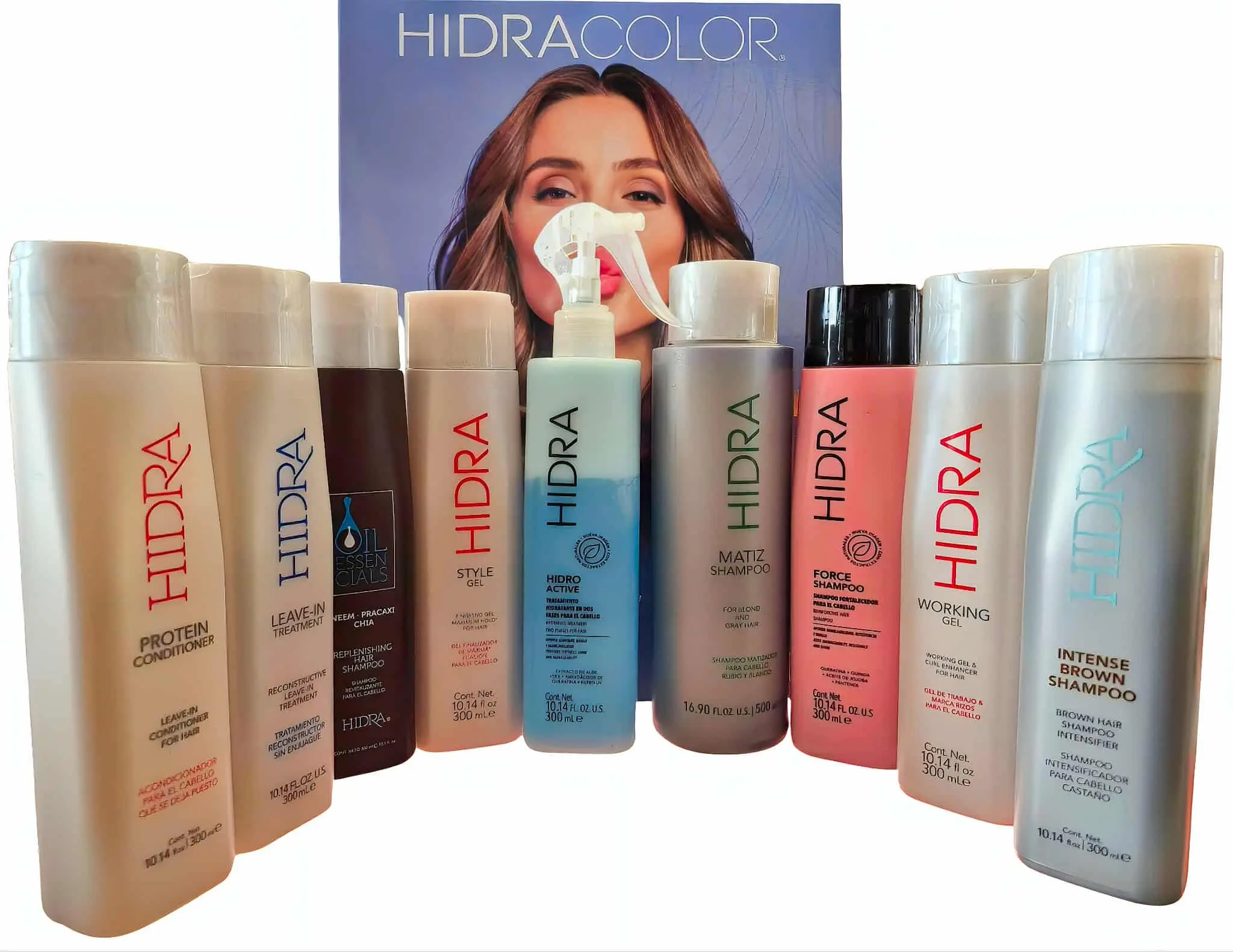 HidraColor Hydra Series Keratin Shampoo & Conditioner Set, Hydrating and Moisturizing Ammonia-Free Hair Care Routine for All Hair Types, Variety Pack, Any, Biodegradable, Alcohol Free, Youth, Anti-Bacterial, Chemical Free