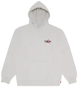 Supreme X Jordan Hoodie "Ash Grey"