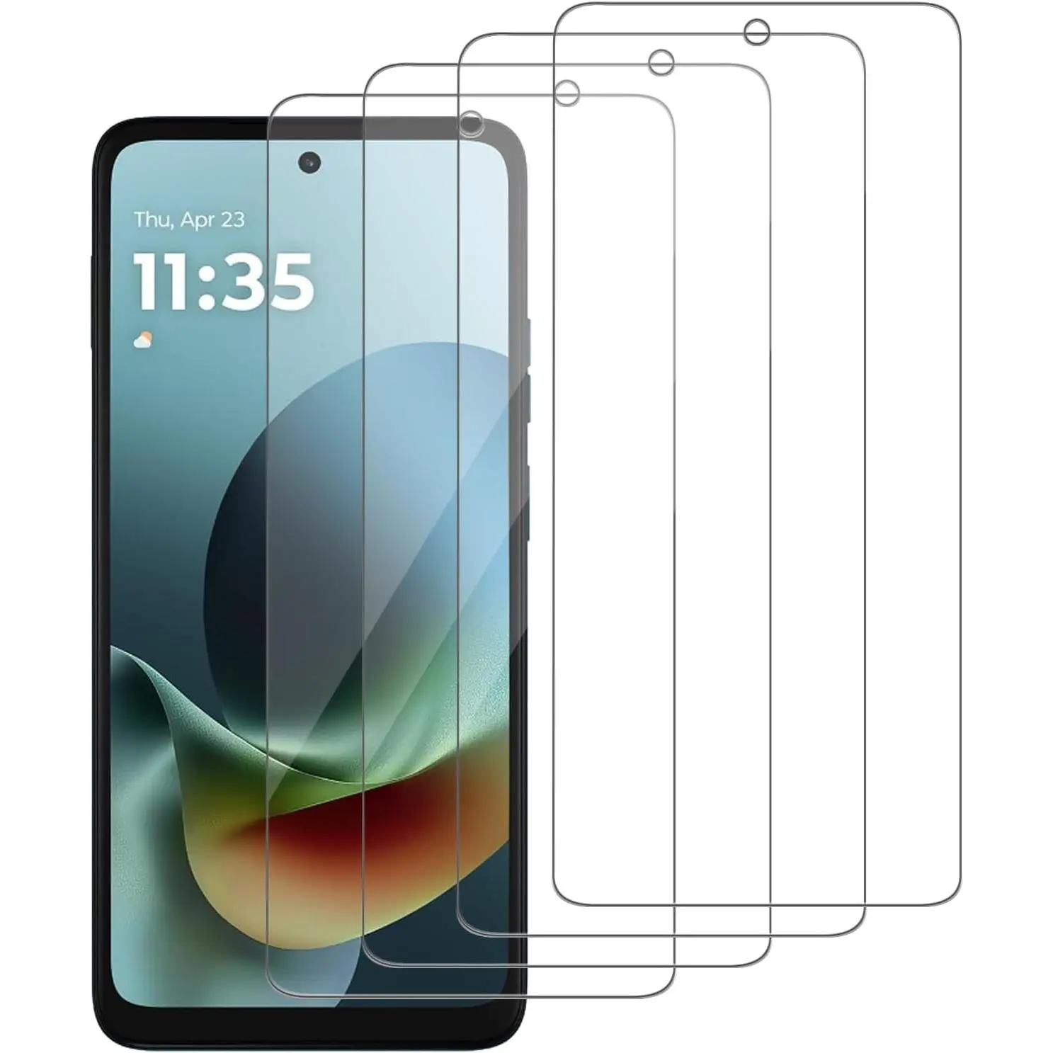 4 Pack Glass Screen Protector Compatible for   G Play (2026/2025) [9H Hardness]- Screen Tempered Glass,Scratch Resistant,Easy Install
