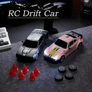 Remote Control Car, 1 Set 1:20 Scale 4D 20KMH High Speed Remote Control Car, LED Lights Drifting Car, Rechargeable Toy for Adults & Boys & Girls