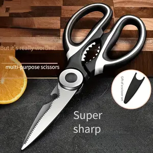 Multifunctional Kitchen Scissors Household Fish Cutting Meat Scissors Stainless Steel Scissors