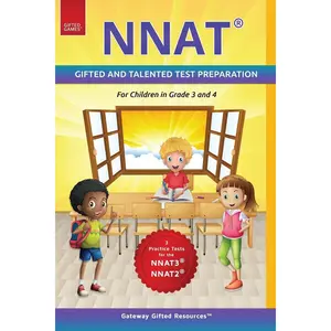 NNAT Test Prep Grade 3 and Grade 4 Level D: NNAT3 and NNAT2 Gifted and Talented Test Preparation Book - Practice Test/Workbook for Children in Third Grade and Fourth Grade Paperback – January 10, 2024