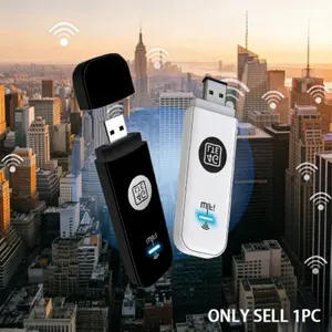 4G LTE Portable WiFi Router 150Mbps USB Modem Unlocked Mobile Hotspot Wireless WiFi Adapter with SIM Card Slot Plug & Play Supports 10 Devices for Car Travel Home Desktop PC Laptop TV Data SIM card not included