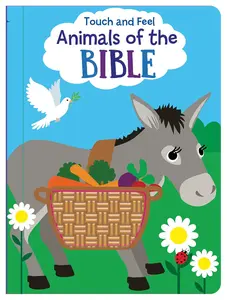 Page Publications Touch and Feel Animals of the Bible Interactive Board Book for Baby - Sensory Textures to Explore, Illustrations, Artwork, Children's Literature & Art Book, Books For Kids