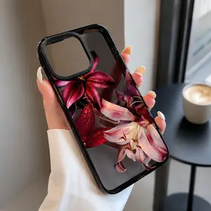 Soft Case for iPhone 17 16 Pro Max 15 Plus 14 13 12 11 Air Dew - kissed Lilies' Rhapsody Anti-Yellowing Shockproof ultra-thin Silicone Crystal Cover, Can be given as a gift to friends or family.