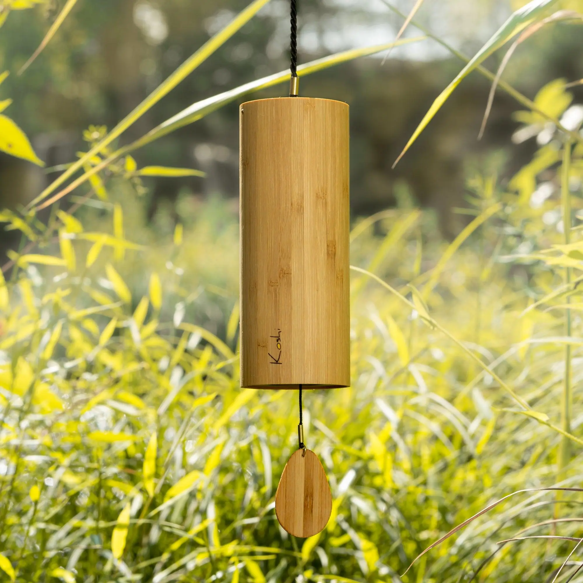 Koshi Chime Aria in A Minor Handcrafted Bamboo Wind Chime for Meditation & Sound Healing