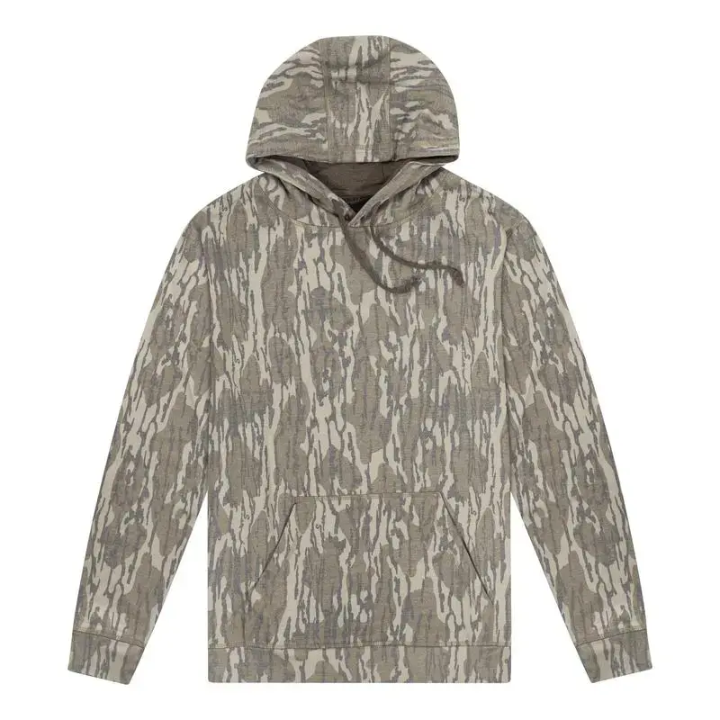 Original Mossy Oak Bottomland Camo Printed Hoodie, Unisex 3D Hoodie , Hoodie Unisex ,Waterfowl Duck Graphic Pullover Hooded Sweatshirt, Woodland Camouflage Outdoor Hunting Hoodie