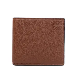 Pre-owned Loewe Leather Small Leather Goods Brown Wallet W25112862