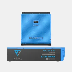 BLUETTI RV5+B4810 5000W Power Hub with 6000+ Cycles LiFePO4 Battery Solar & Vehicle Charging Travel UL-Certified IP65 Water-Resistant