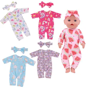 Unisex Doll Set for 43cm Dolls, Doll Clothes Set, Doll Clothing Set, Perfect Gift for Kids Ages 3+, Birthday & Christmas Present, Durable Design