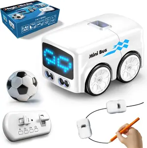 Mini Senor RC Bus,  High-speed Remote Control Racing Magic Follow Vehicles With Music, Desktop Entertainment, Birthday Gift For Boys Kids, Christmas Gift