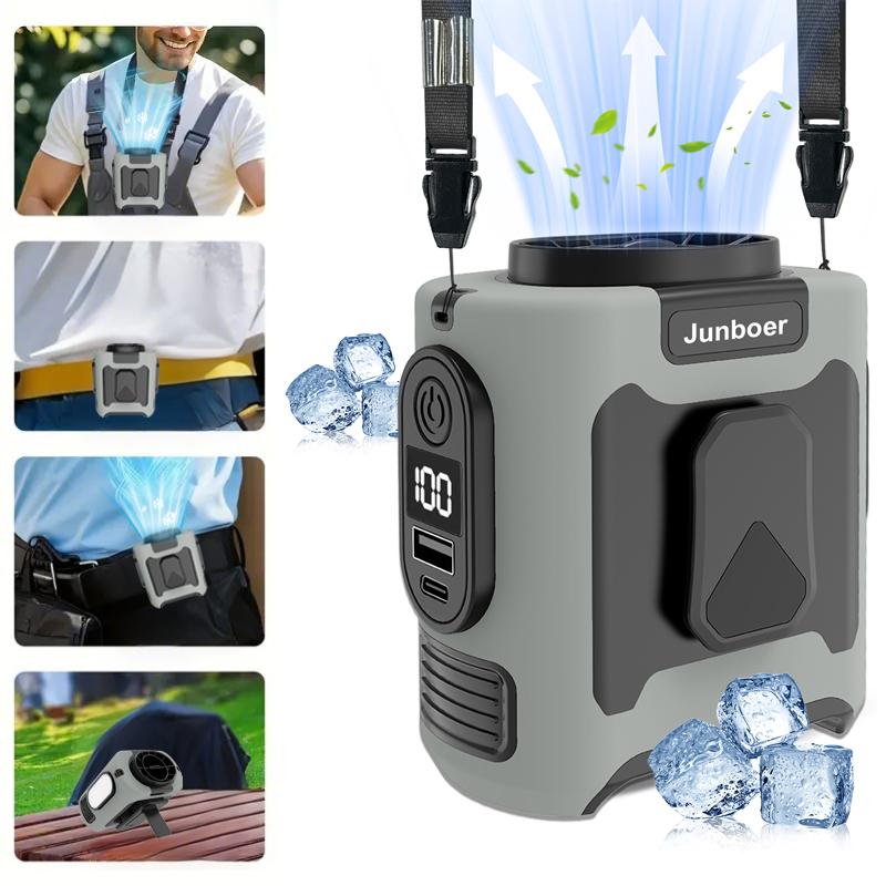 Updated Fan Portable 10000mAh Power Bank for Father'sDay Gift, 1 Count 199 in 1 Outdoor Waist Fan with Torch, 3Wind Speeds Cooling Fan with LED Light, RechargeableCamping Fan, Suitable for Outdoor Work, Farm, Hiking,Camping, Gardening and Travel Updated Fan Portable 10000mAh Power Bank for Father'sDay Gift, 1 Count 199 in 1 Outdoor Waist Fan with Torch, 3Wind Speeds Cooling Fan with LED Light, RechargeableCamping Fan, Suitable for Outdoor Work, Farm, Hiking,Camping, Gardening and Travel