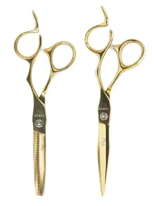 Percu Oblivion Professional Cobalt Shear Set 6'' - Cutting & Thinning Shears