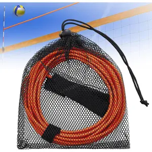 Volleyball   Elastic Volleyball Net Extender Hitting Trainer Accessory with Storage Bag  Tool Raises Net Height for Serving, Blocking, Hitting Drills