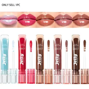 Mirror water gloss lip gloss is moisturizing and easy to apply, with a long-lasting natural luster, Glossy