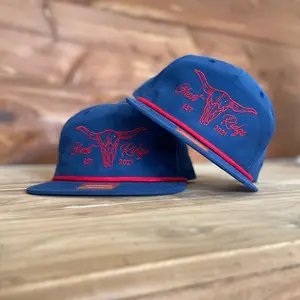 Richardson 256 Blue/Red Rope Hat