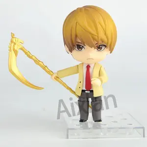 10cm Q Version Anime DEATH NOTE Figure Yagami Light L Lawliet PVC Action Figure Model Collectible model Toys Kid Gift