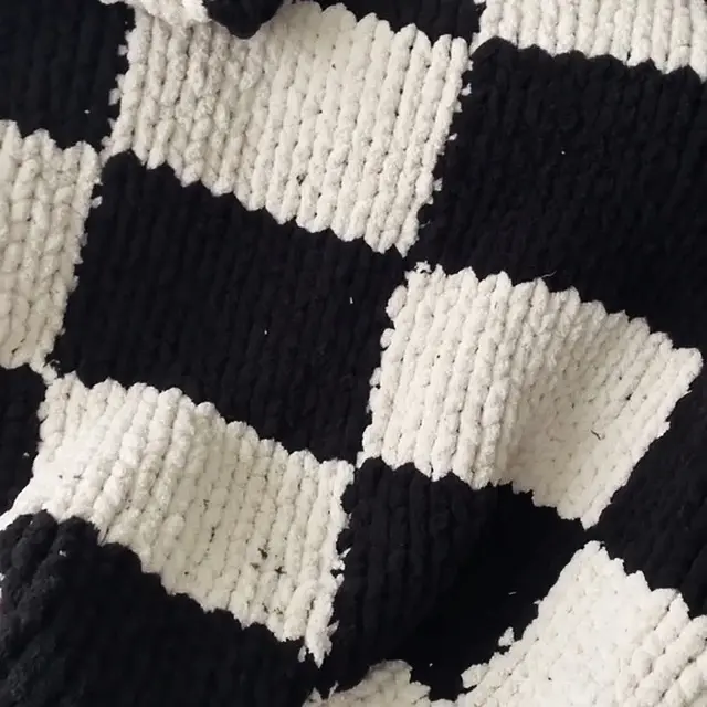 Handmade chunky knit blankets