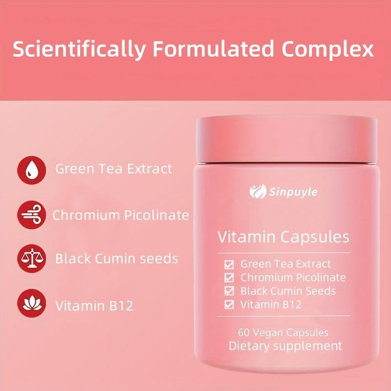 Sinpuyle Multivitamin: Boost Metabolism, Immunity & Energy Probiotics Supplement Probiotics Tablets vitamins women multivitamin women
