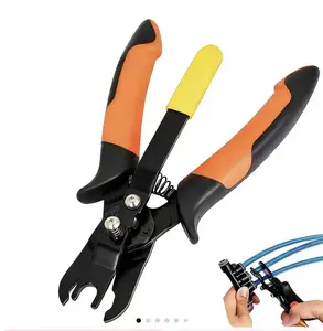 Air Hose Connector Removal Tool, Push-to-Connect Fitting Disconnect Pliers, ideal for automobile pneumatic pipeline maintenance, quick-release coupling pliers, PVC material, one-handed operation, compact design. Electrician Multi-Function