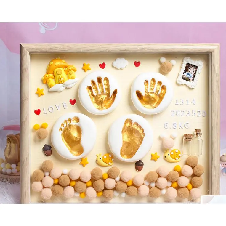 Capture Tiny Miracles! Baby Handprint Footprint Memorial Frame Capture Tiny Miracles! Baby Handprint Footprint Memorial Frame