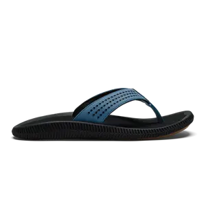 OluKai Men's Ulele Sandals in Blue Fog