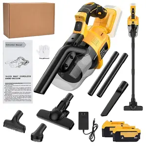 Cordless vacuum cleaner, compatible with 20V batteries, powerful 16KPA suction, equipped with a 500W motor, HEPA filtration system, 5-in-1 multi-functional vacuum cleaner, suitable for household/pet hair/carpet cleaning.