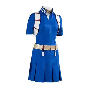 25COSMy Hero Academia Shoto Todoroki Cosplay Dress Boku No Hero Academia Blue Battle Uniform Women Girls Halloween Costume With