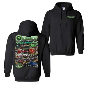 Atlantic Pro Pulling Hoodie, Multi Vehicle Tractor and Truck Pulling Graphic, Motorsports Apparel, For Pulling Enthusiasts & Racing Fans, Gift for Tractor and Truck Lovers, Cotton