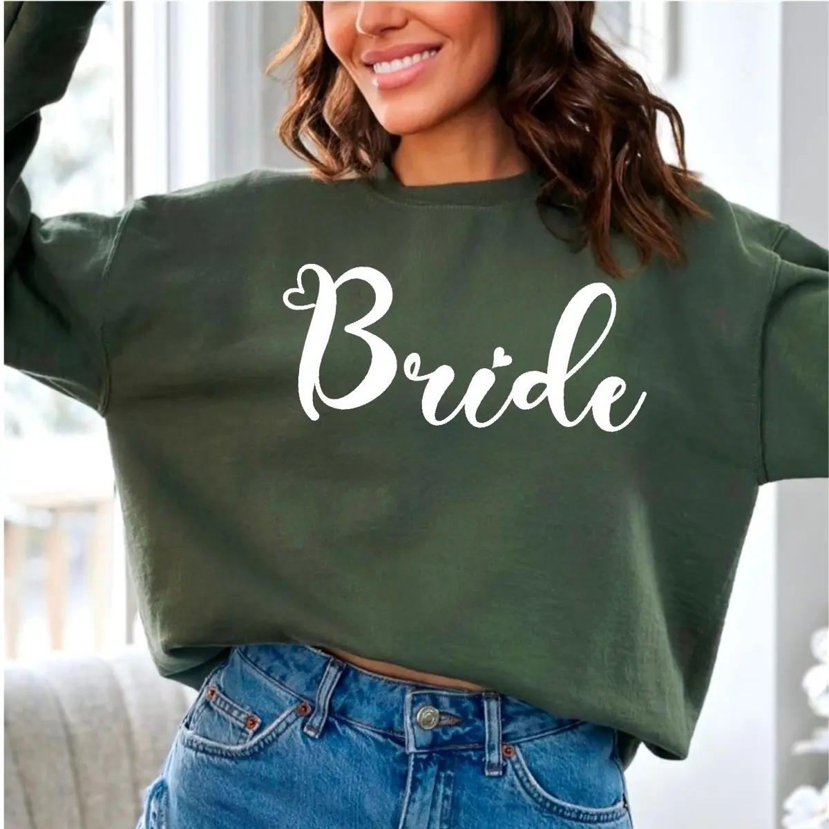 Bride Crewneck Sweater Wedding