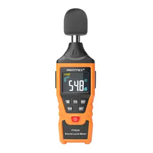 Protmex Sound Level Meter Portable SPL Meter 30dBA to 130dBA Audio Noise Volume Measuring Instrument Decibel Meter