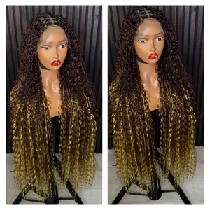 Omber Boho Brown and Honey Gold Curly Hair Style Product for Stylish Look