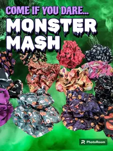 Halloween scrunchies
