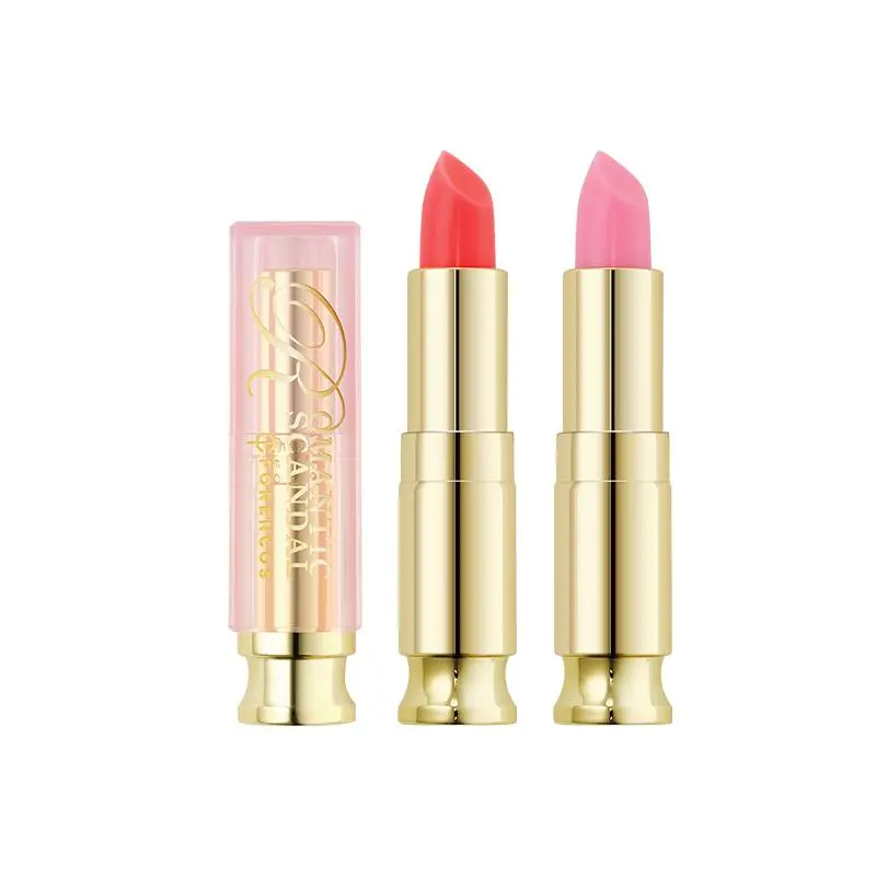 [FORENCOS] Tinted Lip Balm Hydrating 0.11oz, Glow Pink Shade, Glossy High Pigmentation, Sheer and Smooth & Natural Color (Red Scarlet & Pink Bouquet Set)