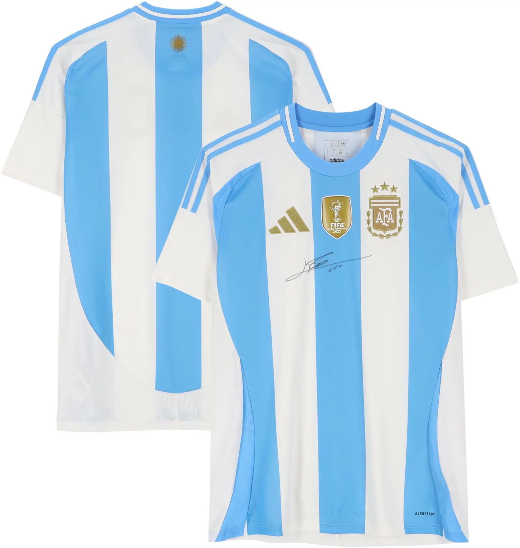 Lionel Messi Argentina National Team Autographed Argentina 2024-25 Home Jersey - Signed on the Front - Fanatics Authentic Certified