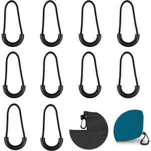 Zipper Pulls Compatible with Osprey,10PCS,Removable U Shape Zipper Pull  for Backpack,Pouch,Luggage