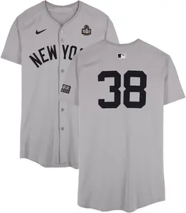 Mark Leiter Jr. New York Yankees Game-Used #38 Gray Jersey vs. Los Angeles Dodgers on October 26, 2024 - Fanatics Authentic Certified
