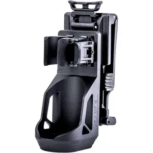 NEXTORCH V51 Tactical Flashlight Holster with Lever Side Lock System Adjust Belt Width Function Locking Design