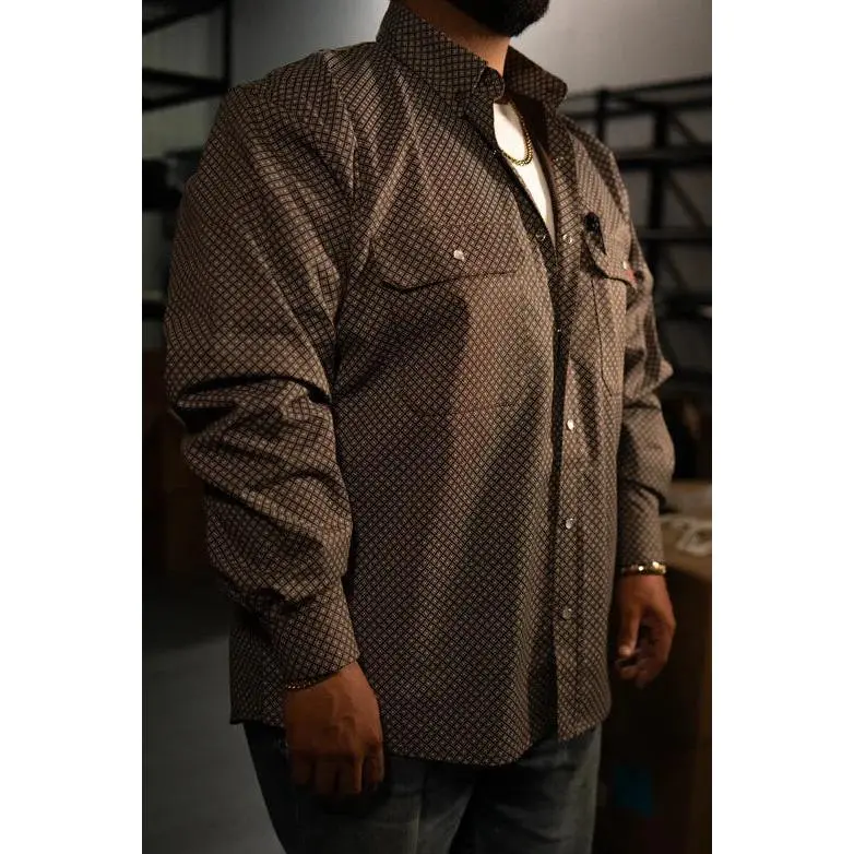 FR Pearl Snap Work Shirt - Copperhead