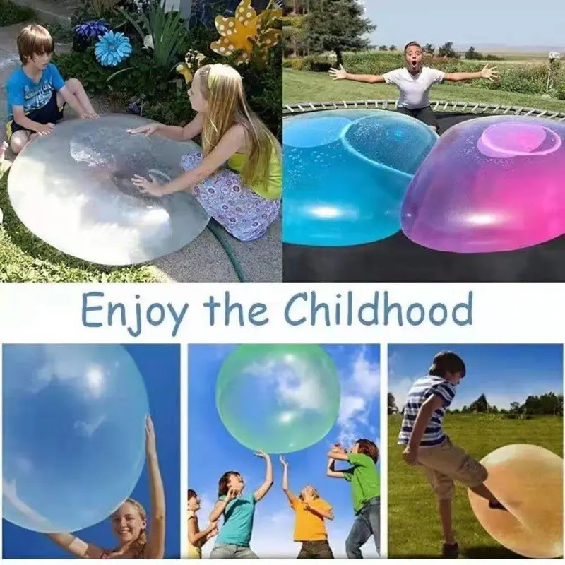 Water-fillable Balloons, Inflatable Bubble Balls, Extra Large Water Balloons for Kids, Patting Balls, Unbreakable Balloon Toys Water-fillable Balloons, Inflatable Bubble Balls, Extra Large Water Balloons for Kids, Patting Balls, Unbreakable Balloon Toys